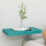 vidaXL Raft de perete suspendat, albastru, 50x23x3, 8 cm, MDF (326615) Raft