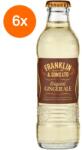 Franklin and Sons Set 6 x Bere cu Ghimbir Franklin & Sons, Ginger Ale, 200 ml
