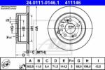 ATE Disc frana ATE 24.0111-0146.1 (24.0111-0146.1) - automobilus