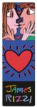 Fridolin Könyvjelző 5x16cm, James Rizzi: The Love of My Love