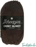 Scheepjes Chunky Monkey 1004 Chocolate - csokibarna akril fonal