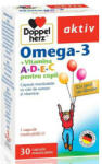 Doppelherz - Omega 3 pentru copii plus Vitamine DoppelHerz 30 capsule 323 mg - hiris
