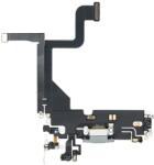  tel-szalk-19297201 Apple Iphone 13 Pro töltőcsatlakozó port, flexibilis kábel / töltő csatlakozó flex fehér (tel-szalk-19297201)