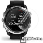  TPU okosóra képernyővédő fólia - CLEAR - 1db, törlőkendővel - A TELJES ELŐLAPOT VÉDI! - Garmin Descent Mk2 52mm / Descent Mk2I 52mm
