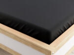  Cearsaf Frotir cu elastic EXCLUSIVE 90x200 cm negru