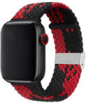 RYB Curea Apple Watch Braided Loop Black and Red 45 44 42mm (211006027)