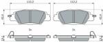 Bosch set placute frana, frana disc BOSCH 0 986 460 006 (0 986 460 006)