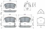 Bosch set placute frana, frana disc BOSCH 0 986 424 951 (0 986 424 951)