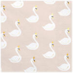 PartyDeco S. r. o Szalvéta, hattyúkkal, 33x33 cm