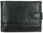 Corvo Bianko Elegáns fekete kívül kapcsos férfi marhabőr pénztárca Corvo Bianco (RCCS 1021/Tblack)