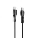 BOROFONE Cablu de date/incarcare Borofone, BX51 USB Type-C to USB Type-C, 1M 60W, Negru