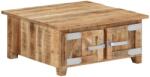 vidaXL Măsuță de cafea, 67x67x30 cm, lemn masiv de mango (328308) Masa de cafea