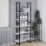 vidaXL Dulap înalt, alb, 100x30x210 cm, PAL (806557) Biblioteca
