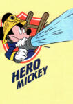  Disney pamut, gumis lepedő - HERO Mickey (sárga) - babastar