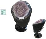  Geoda Ametist Naturala Brazilia cu Suport - 23x16x12 cm - Unicat
