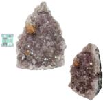 Ametist cu Calcit Druzy Spartura Bruta Naturala Brazilia - 21x18x10 cm - Unicat