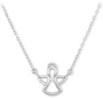 Soliter Brilio Bájos fehérarany nyaklánc kis angyalka 276 001 00031 07 (lánc, medál)