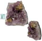  Ametist cu Calcit Druzy Spartura Bruta Naturala Brazilia - 17x18x13 cm - Unicat