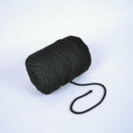 Takoy Șnur împletit din bumbac 6mm premium negru