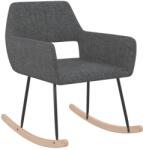 vidaXL Scaun balansoar, gri închis, material textil (330355) Balansoar