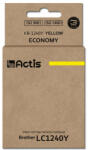 ACTIS Cartus Imprimanta ACTIS COMPATIBIL KB-1240Y for Brother printer; Brother LC1240Y/LC1220Y replacement; Standard; 19 ml; yellow (KB-1240Y)