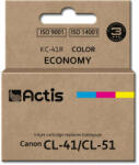 ACTIS Cartus Imprimanta ACTIS COMPATIBIL KC-41R for Canon printer; Canon CL-41/CL-51 replacement; Standard; 18 ml; color (KC-41R)