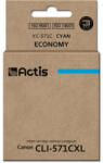 ACTIS Cartus Imprimanta ACTIS COMPATIBIL KC-571C for Canon printer; Canon CLI-571C replacement; Standard; 12 ml; cyan (KC-571C)