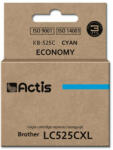 ACTIS Cartus Imprimanta ACTIS COMPATIBIL KB-525C for Brother printer; Brother LC-525C replacement; Standard; 15 ml; cyan (KB-525C)