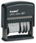 TRODAT Dátum- és szövegbélyegző, 12 féle szöveggel, TRODAT 4817 (IT4817) - papirdepo
