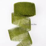  Juta szalag 5 cm x 9 m zsákszalag - Teazöld