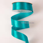  Szatén szalag 25 mm x 22.86 m - Türkizkék