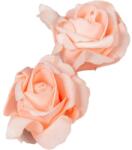  Polifoam rózsa fej virágfej habvirág 8 cm babarózsaszín habrózsa - imidekor - 265 Ft