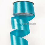  Szatén szalag 38 mm x 22.86 m - Aqua Kék