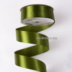  Szatén szalag 25 mm x 22.86 m - Olivazöld
