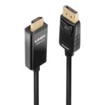 Lindy Cablu activ DisplayPort la HDMI 4K@60Hz cu HDR T-T 0.5m, Lindy L40924 (L40924)