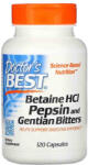 Doctor's Best Betaine HCl Pepsin Gentian Bitters, Doctor s Best, 120 capsule