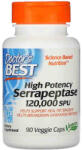 Doctor's Best Serrapeptase High Potency (Serratiopeptidaza), 120 000 SPU Doctor s Best, 90 capsule