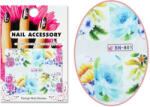 Moonbasanails Abtibild efect acril BN-801 Trandafiri colorați