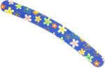 Moonbasanails Râzătoare cu Pila boomerang 100/180 #120-2 Flori colorate pe un fundal albastru