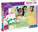 Clementoni Színezhető kétoldalas puzzle - Disney Princess 104 db-os (25714)