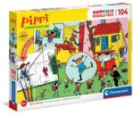 Clementoni Színezhető kétoldalas puzzle - Pippi Longstocking 104 db-os (25713)