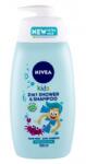 Nivea Kids 2in1 Shower & Shampoo Magic Apple Scent 2 az 1-ben gyengéd tusfürdő és sampon 500 ml gyermekeknek