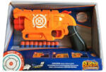 toy - Pistol jucarie Air Blaster cu 9 gloante de spuma galben (FX5057)