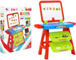 vidaXL 3-1 festőállvány és oktatóasztal-játékszett gyerekeknek (80341)