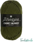 Scheepjes Chunky Monkey 1027 Moss Green - mohazöld akril fonal