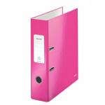 Leitz Biblioraft LEITZ 180 Wow, A4, 85mm, carton laminat - roz metalizat