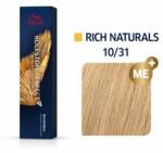 Wella Koleston Perfect Me+ Rich Naturals vopsea profesională permanentă pentru păr 10/31 60 ml