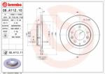 BREMBO Disc frana BREMBO PRIME LINE - UV Coated 08. D418.11 (08.D418.11)
