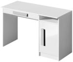  Íróasztal Merevari 100 (Fehér + Fényes fehér + Szürke)