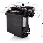 Mann-filter filtru combustibil MANN-FILTER WK 939/2 z (WK 939/2 z) - automobilus
